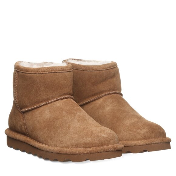 Bearpaw Alyssa Boot (short mini sheepskin suede boot) - Picture 8 of 11
